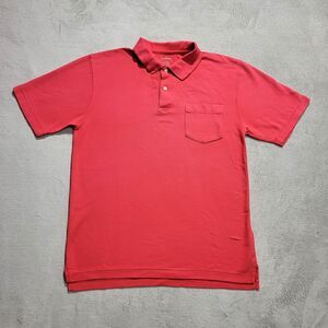 L.L. bean Men's Polo Shirt Size M Orange